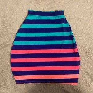 Small striped skirt